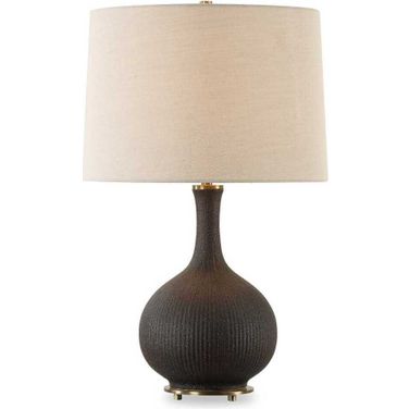 Rimini Glaze Table Lamp In Black