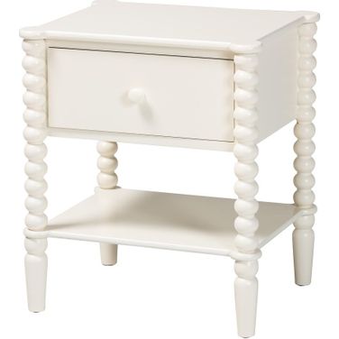 Rimona End Table with In White