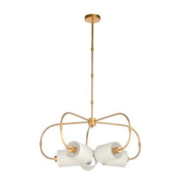 Ring Chandelier In Gold