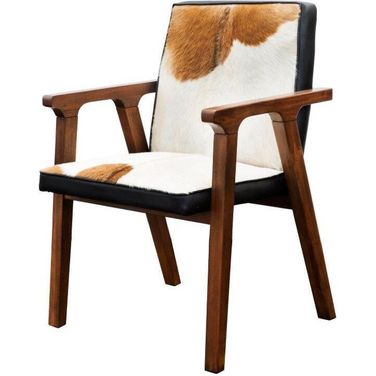 Rio Cool Armchair In Brown Mindi Oak Leather