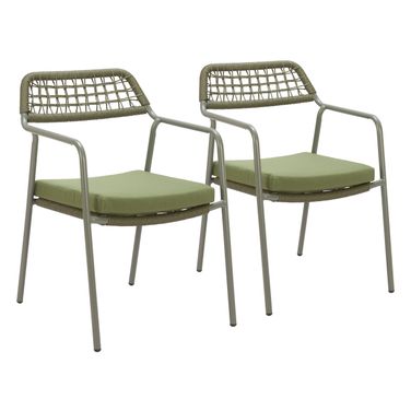 Rio Dining Chair Set of 2 In Green