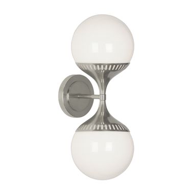 Rio End-on-End Sconce In Polished Nickel