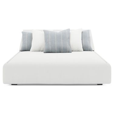 Rio Outdoor Daybed In White