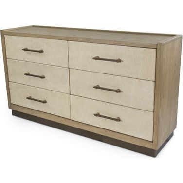 Rio Vista Woven 6 Drawer Dresser In Tan