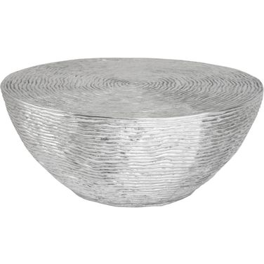 Ripple Coffee Table In Silver