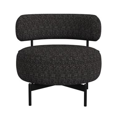 Rita Swivel Chair In Black