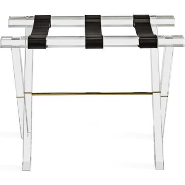 Ritz Luggage Stand In Clear and Black