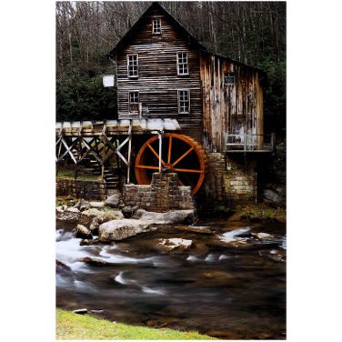 River Mill Wall Art In Multicolor