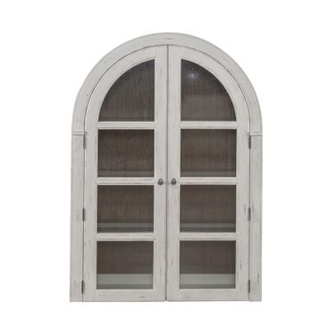 River Place Curio Hutch In White