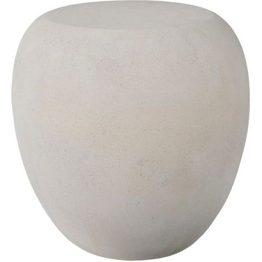 River Stone Side Table In Roman Stone