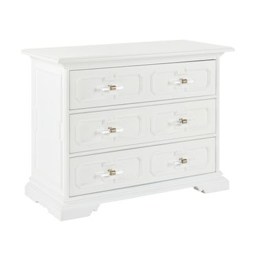 River Street Chest In White and Cream