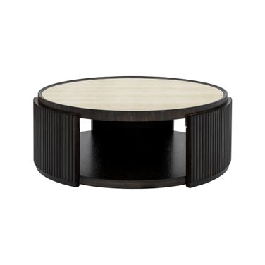 Rivera Coffee Table In Brown and Gold