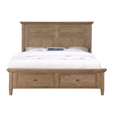 Riverdale Queen Storage Bed In Brown