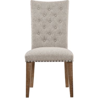 Riverdale Side Chair with Schoolhouse Back Set of 2 In Brown