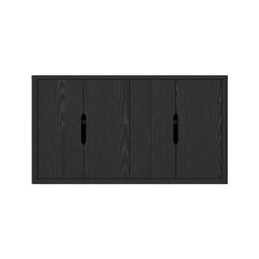 Rivington Modern 4-Shelf 60" Sideboard in Black