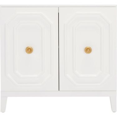Riya 2 Door Cabinet in White