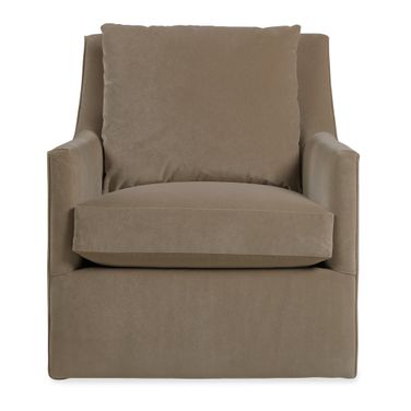 Roake Swivel Chair In Khaki