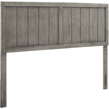 Robbie Queen Wood Headboard In Gray