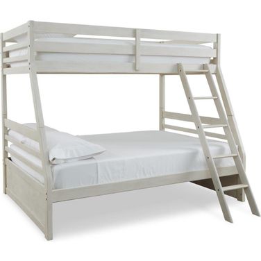 Robbinsdale Antique White Twin Over Full Bunk Bed