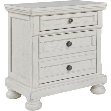Robbinsdale Antique White Two Drawer Night Stand