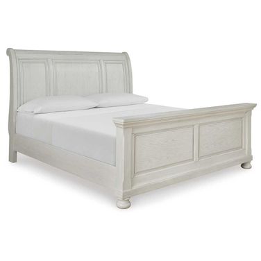 Robbinsdale California King Sleigh Bed In Antique White