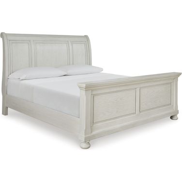 Robbinsdale Queen Sleigh Bed In Antique White