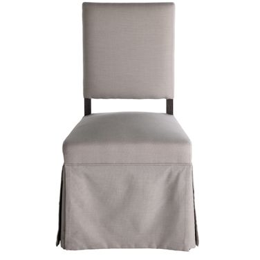 Robinson Dining Chair Set of 2 In Ivory Beige and Cerused Ash