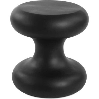 Robles Outdoor Accent Table In Black