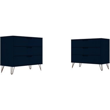 Rockefeller Dresser - Set of 2 in Tatiana Midnight Blue