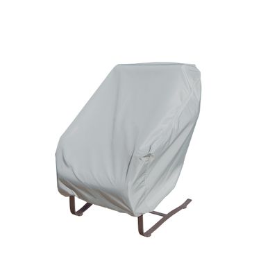 Rocking Chair Cover with Elastic In Grey