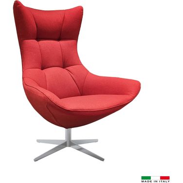 Rocky Accent Chair In Red
