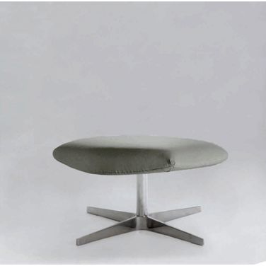 Rocky Ottoman In Light Grey