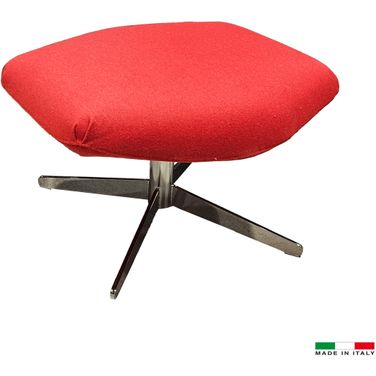Rocky Ottoman In Red