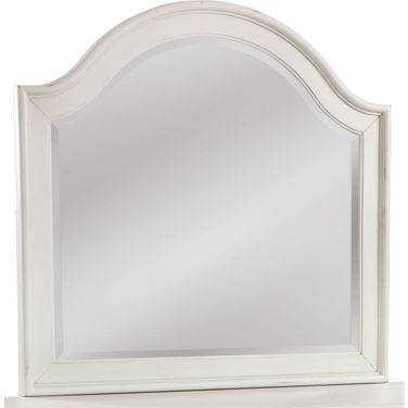 Rodanthe Dove White Landscape Mirror