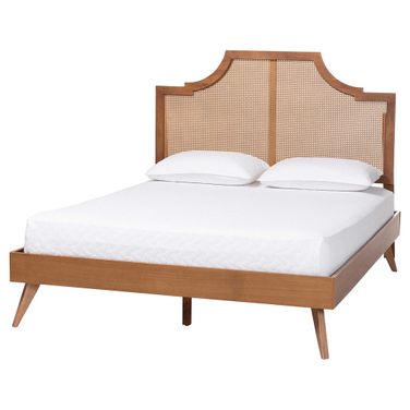 Rodolfo Queen Platform Bed In Ash Walnut