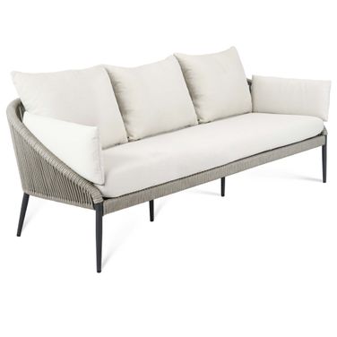 Rodona Sofa with Sunbrella Cushion In Gray