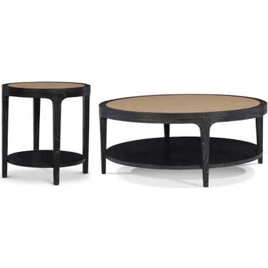 Rohan Occasional Table Set In Black