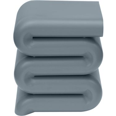 Roland Iron End Table In Light Blue