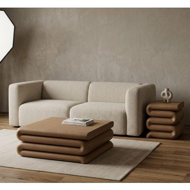 Roland Occasional Table Set In Brown