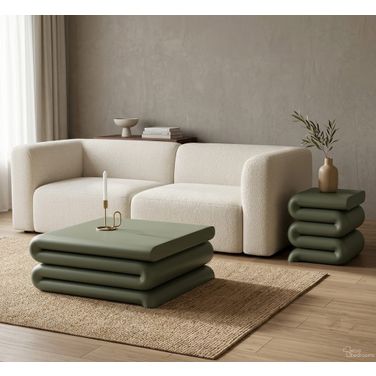Roland Occasional Table Set In Green