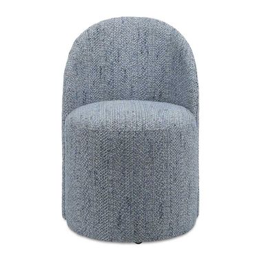Roll With It Denim Dining Chair In Blue