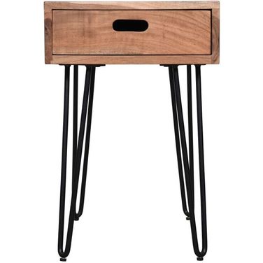 Rollins Side End Table In Natural