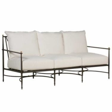 Roma Aluminum Sofa In Bali Pearl
