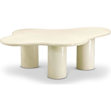 Romaine Coffee Table In Cream