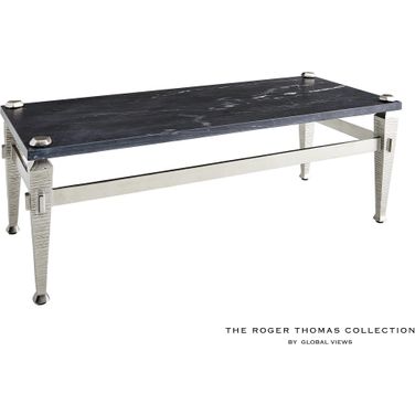 Roman Coffee Table In Nickel