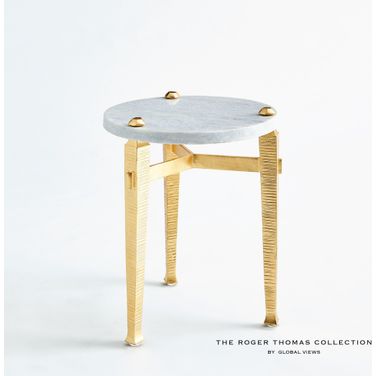 Roman Drinks Table In Gold