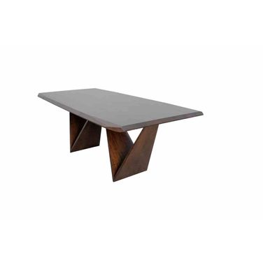 Romont Dining Table In Rich Walnut