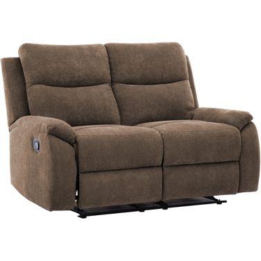 Ronald Faux Leather Reclining Loveseat In Brown