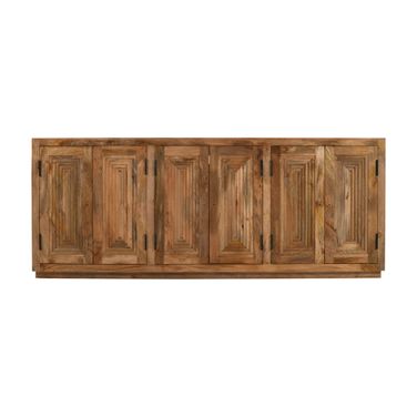 Ronan Six-Door Sideboard In Brown