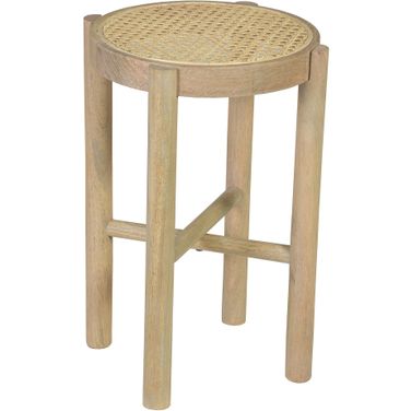 Ronit Solid Wood Side Table In Natural